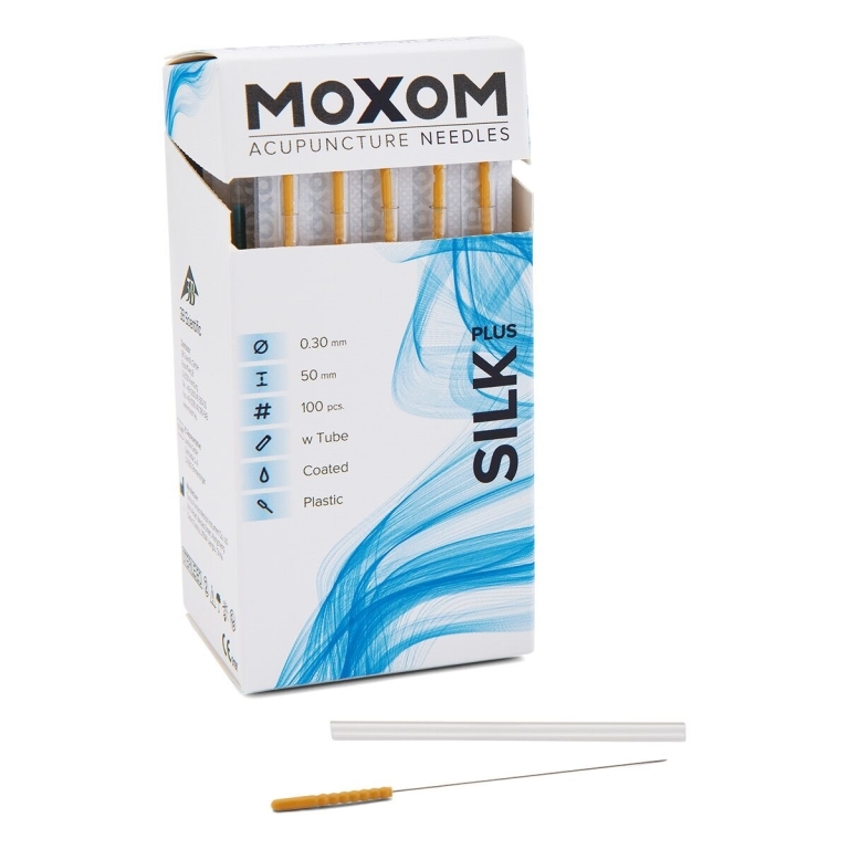 Moxom Plus med hylse (0,30 x 50 mm). 100 nåler pr. pakke-1